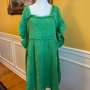 BiBi Vibrant Green Dress
